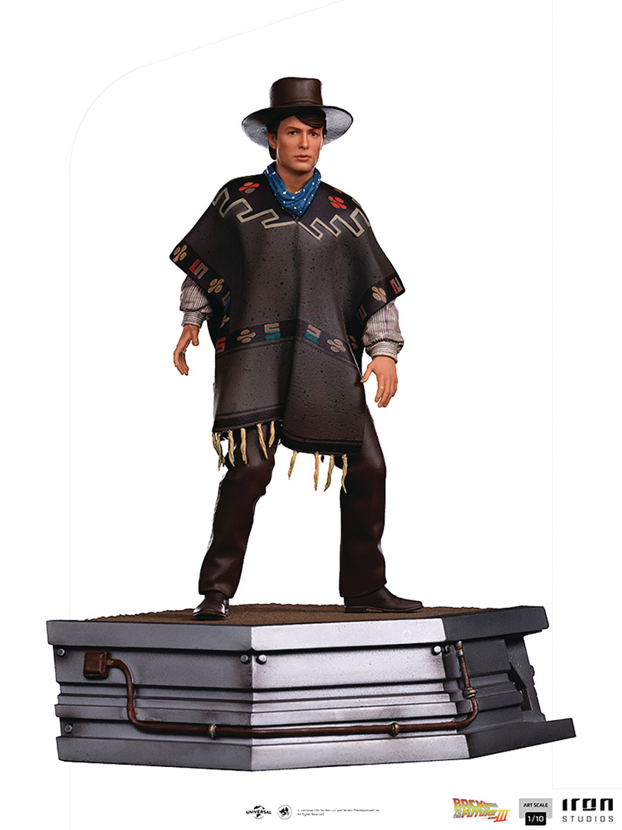 Back To The Future Part III Marty McFly Art Scale 1/10 Scale Statue