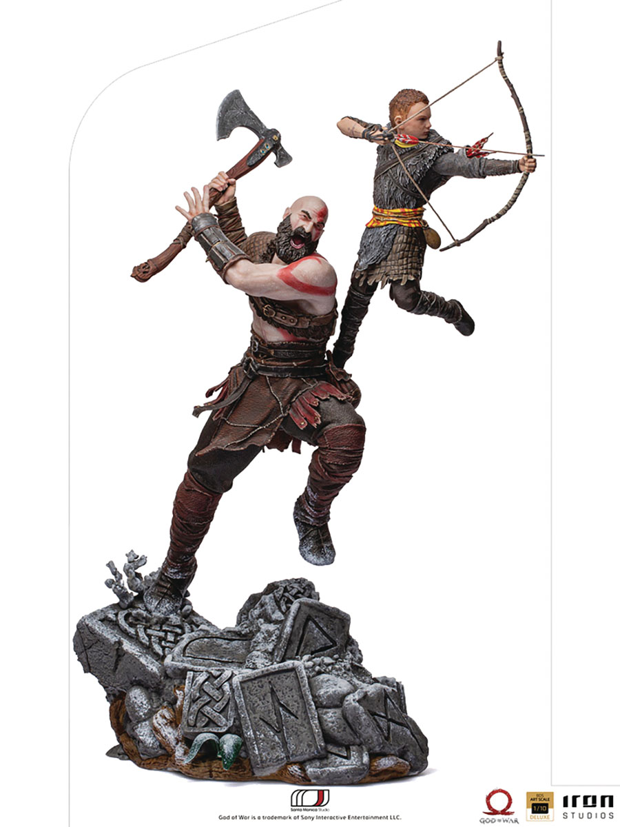 God Of War Kratos & Atreus BDS Art Scale 1/10 Scale Statue