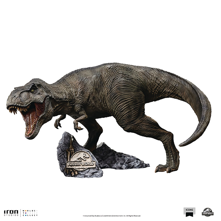 Jurassic World Tyrannosaurus Rex Icons Statue