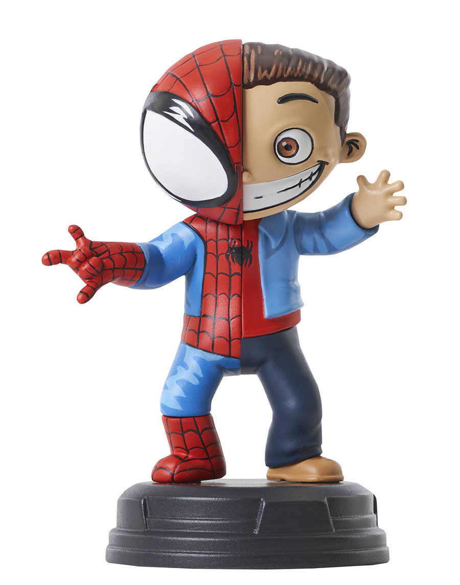Marvel Animated Style Peter Parker Statue