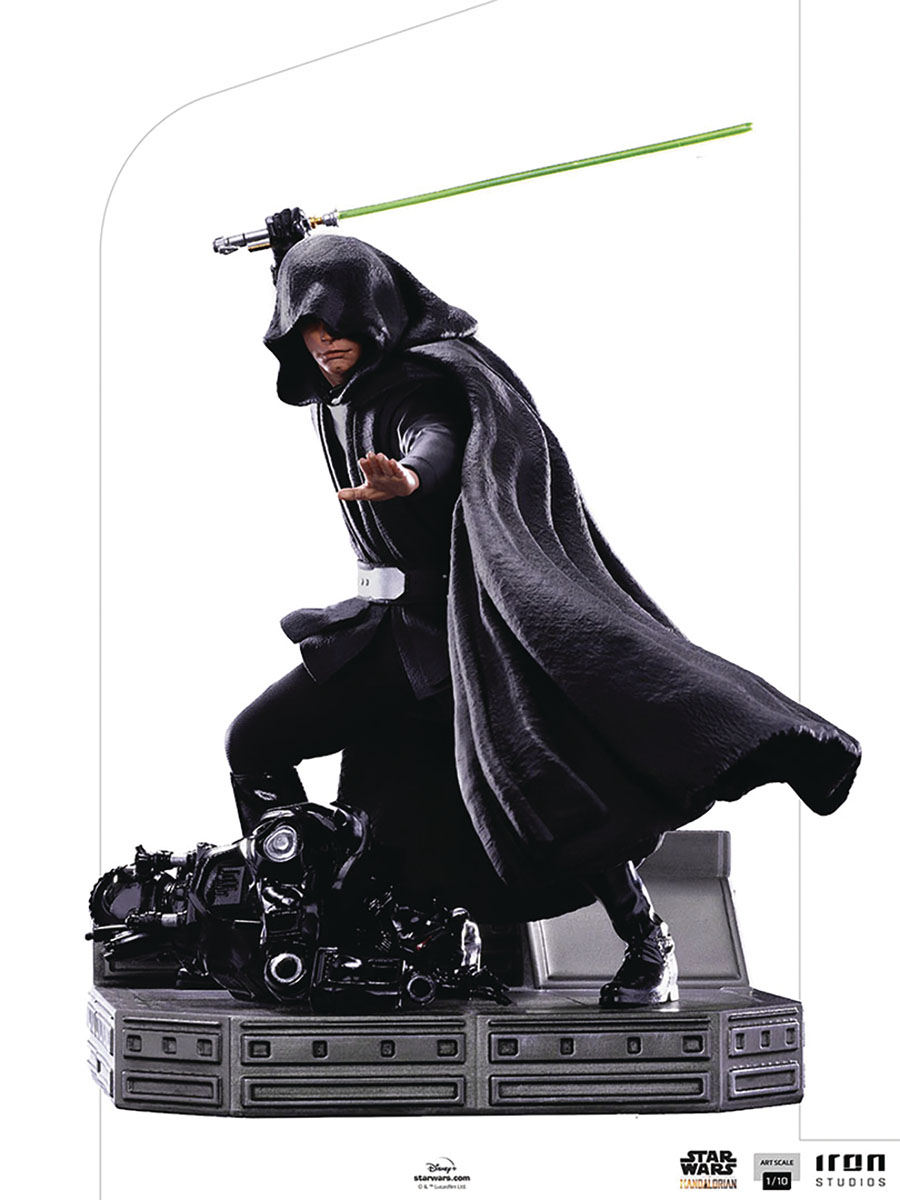 Star Wars The Mandalorian Luke Skywalker Combat Version Art Scale 1/10 Scale Statue