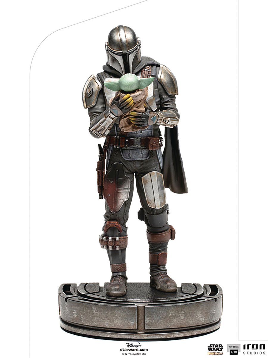 Star Wars The Mandalorian The Mandalorian & Grogu Art Scale 1/10 Scale Statue