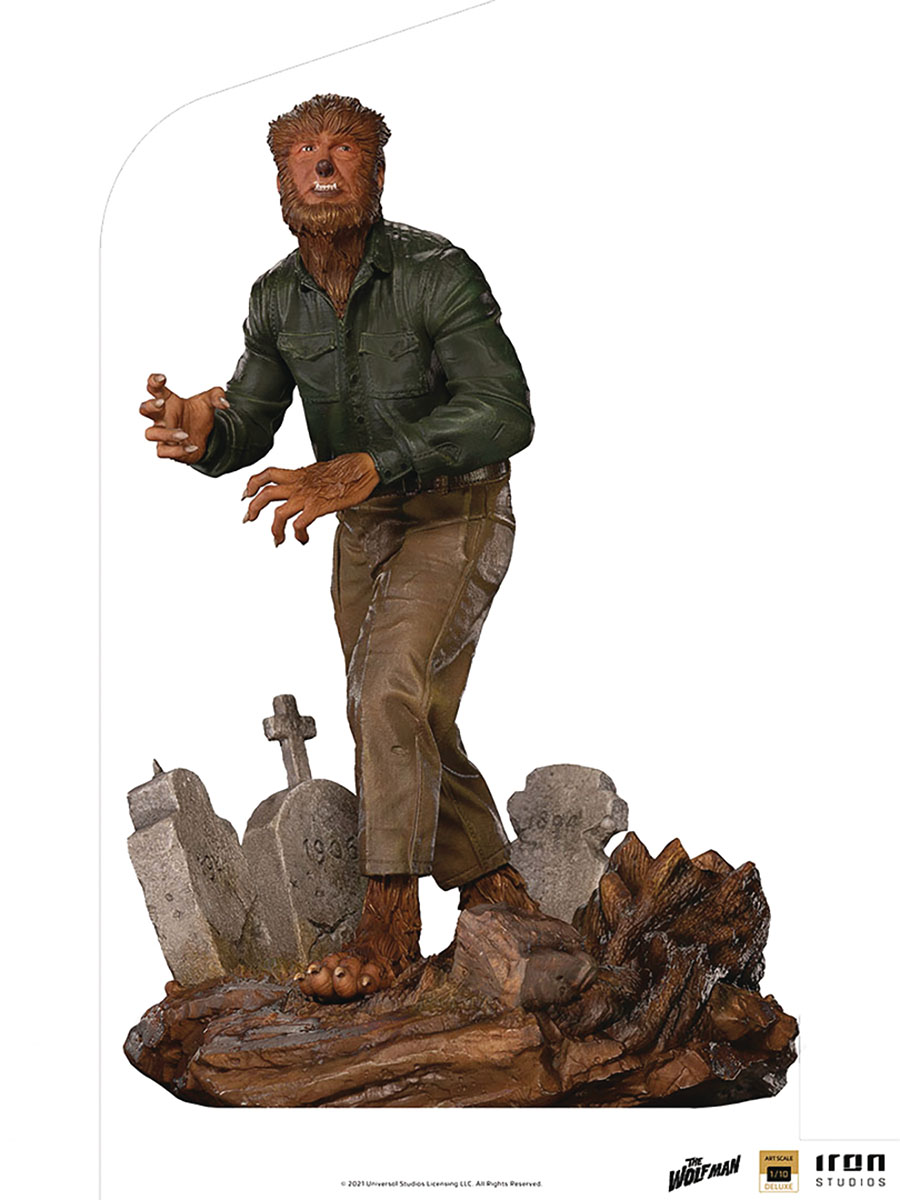 Universal Monsters Wolfman Art Scale 1/10 Scale Statue Deluxe Edition