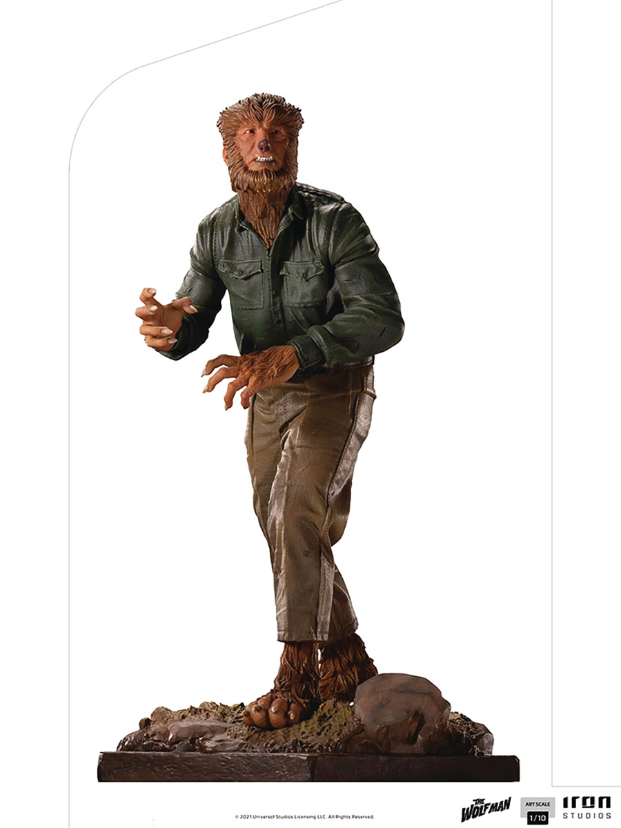 Universal Monsters Wolfman Art Scale 1/10 Scale Statue Standard Edition