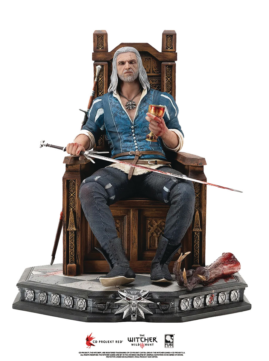 Witcher III Wild Hunt Geralt 1/6 Scale Statue