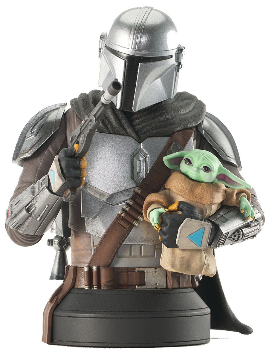 Star Wars The Mandalorian With Grogu 1/6 Scale Previews Exclusive Mini Bust
