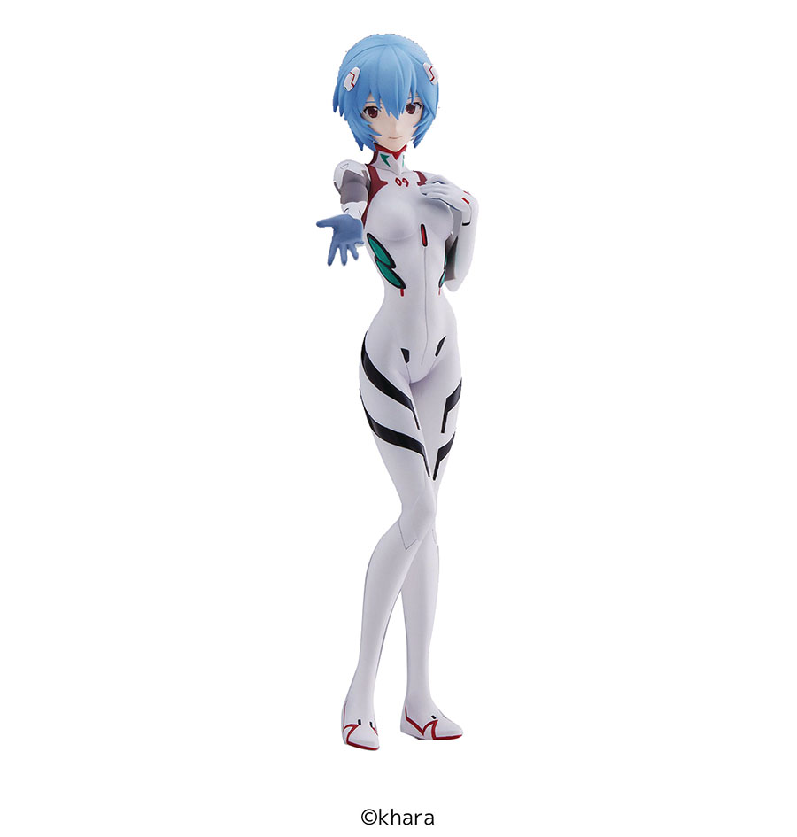 Evangelion Thrice Upon A Time Rei Ayanami (Hand Over White) Super Premium Figure