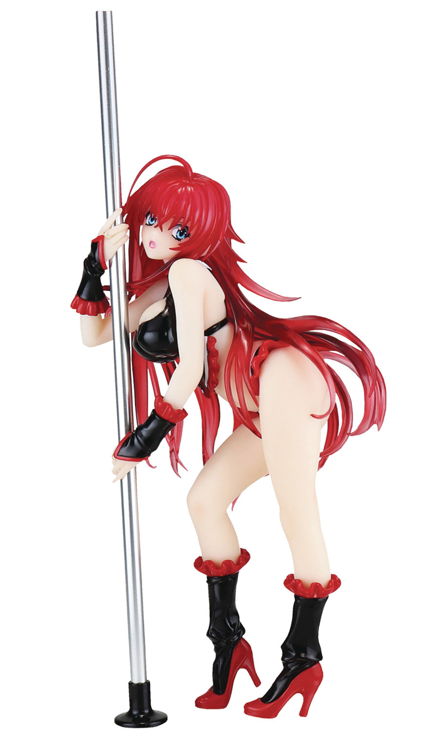 High School DxD Rias Gremory (Pole Dance) 1/7 Scale PVC Figure Black Version