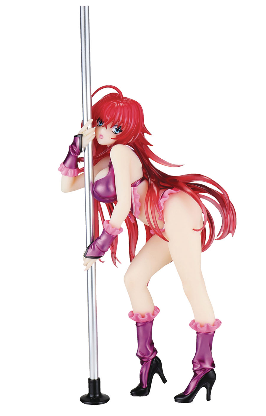 High School DxD Rias Gremory (Pole Dance) 1/7 Scale PVC Figure Purple Version