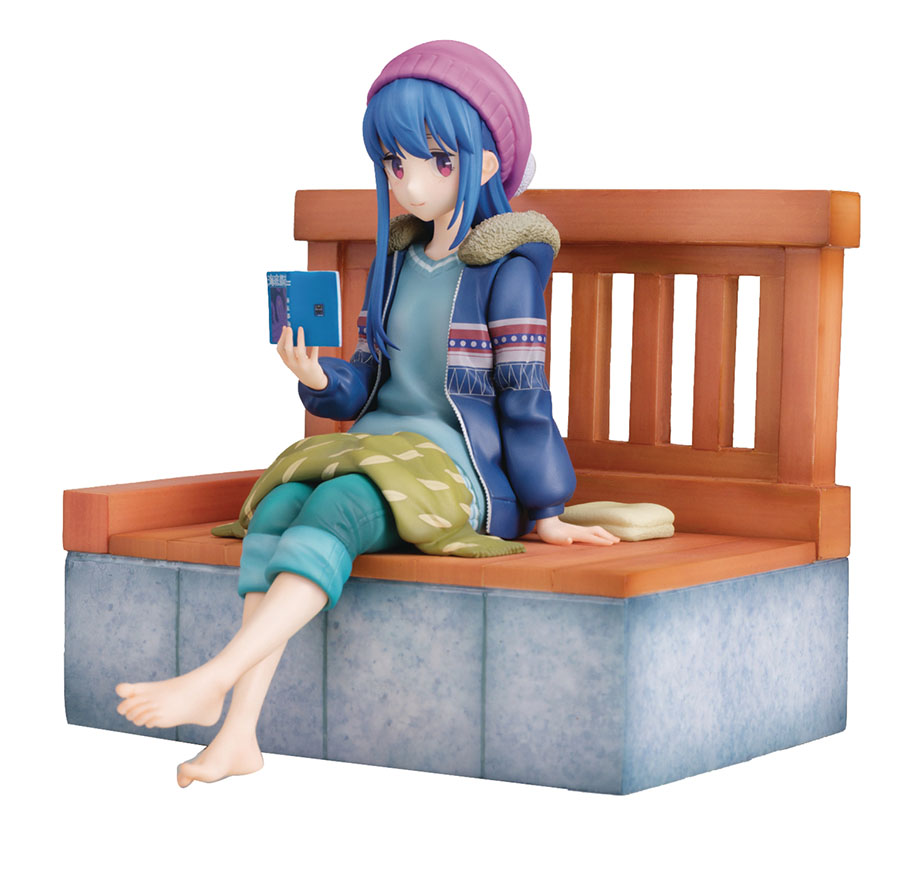Laid Back Camp Rin Shima (Footbath) 1/7 Scale PVC Figure