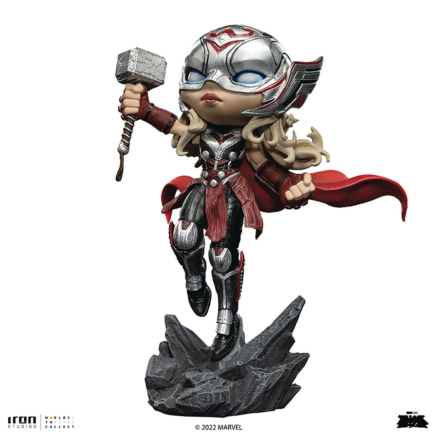 Thor Love And Thunder Mighty Thor Jane Foster MiniCo PVC Statue
