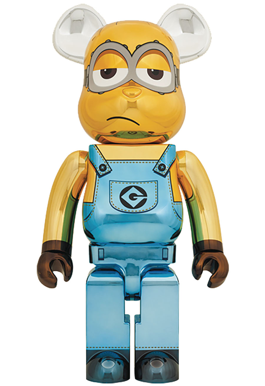 Minions Kevin Chrome 1000 Percent Bearbrick