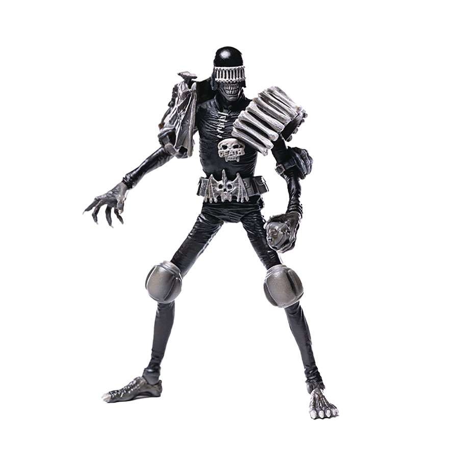 Judge Dredd Judge Death Black And White Previews Exclusive 1/18 Scale Exquisite Mini Figure