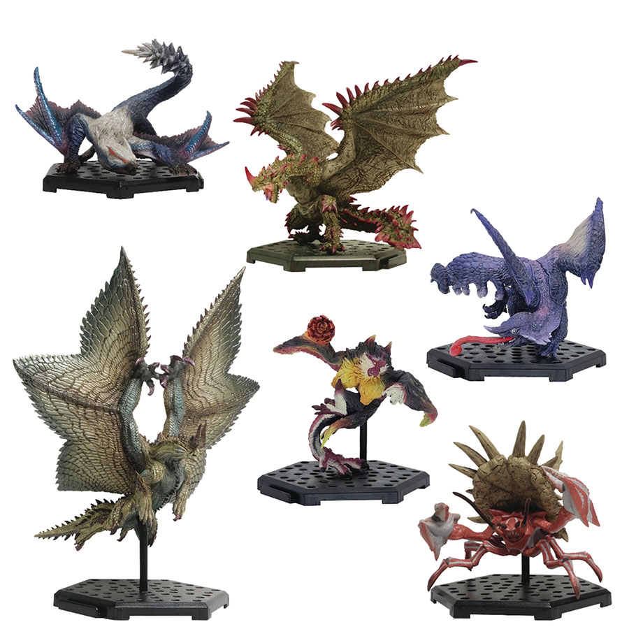 Monster Hunter CFB Standard Model Series 24 Trading Figure Blind Mystery Box 6-Piece Display