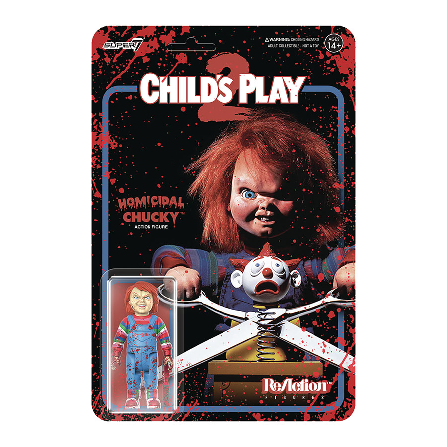 Childs Play ReAction Figure Wave 2 - Evil Chucky (Blood Splatter)