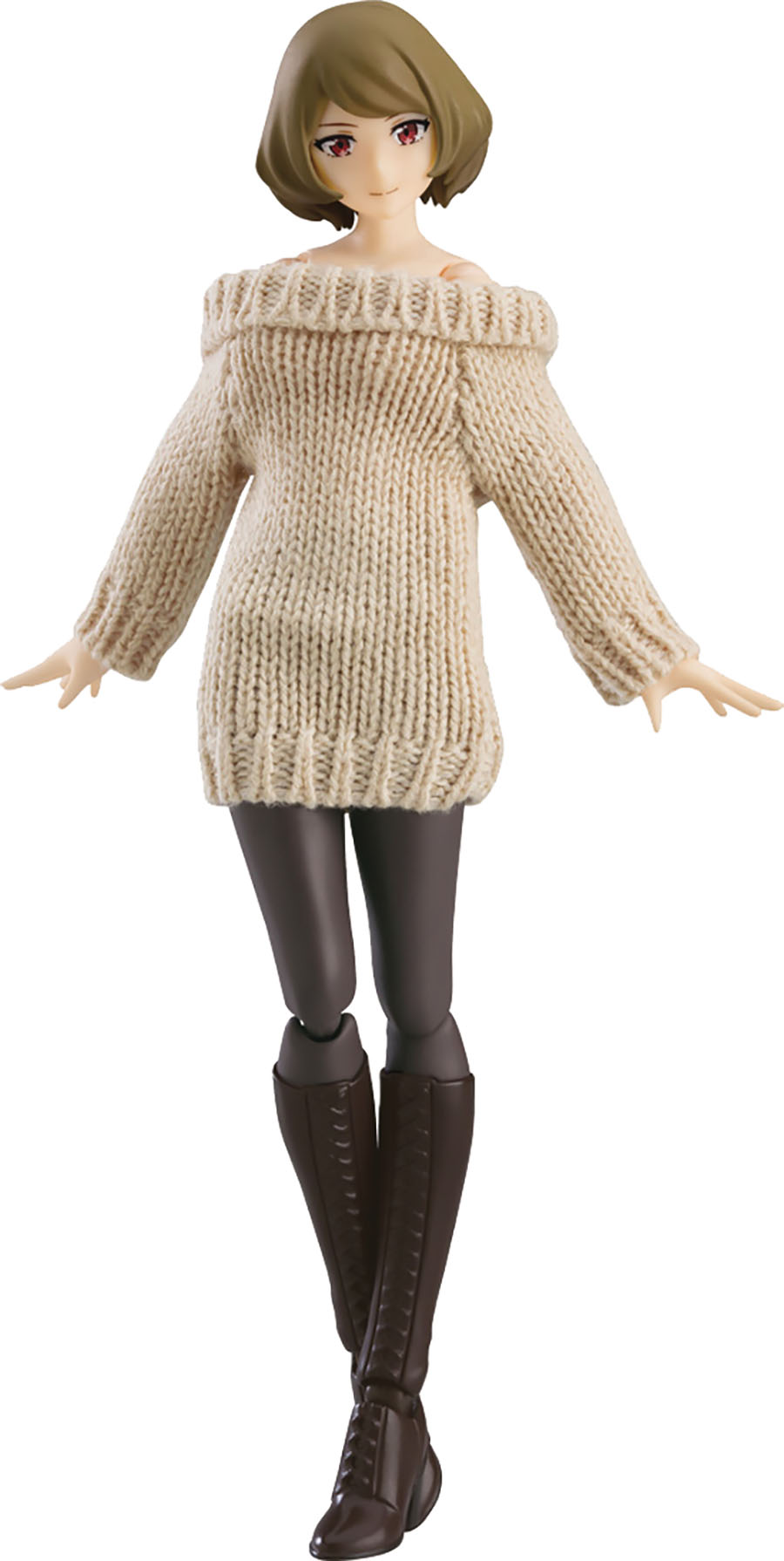 Figma Styles Chiaki With Off-The-Shoulder Sweater Dress Action Figure