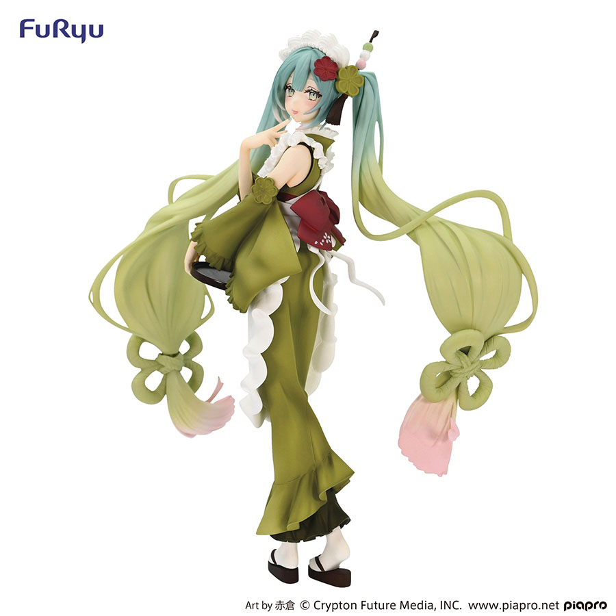 Hatsune Miku Matcha Green Tea Parfait Exceed Figure - Creative Color