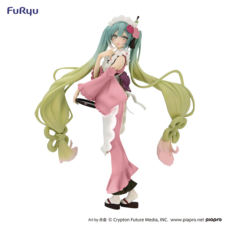 Hatsune Miku Matcha Green Tea Parfait Exceed Figure - Another Color