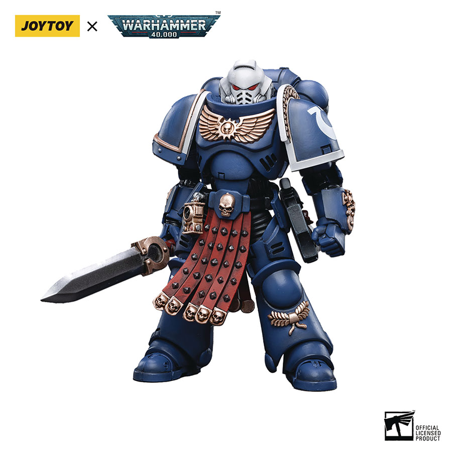 Joytoy Warhammer 40000 Ultramarines Primaris Assault Veteran Intercessor 1/18 Scale Action Figure