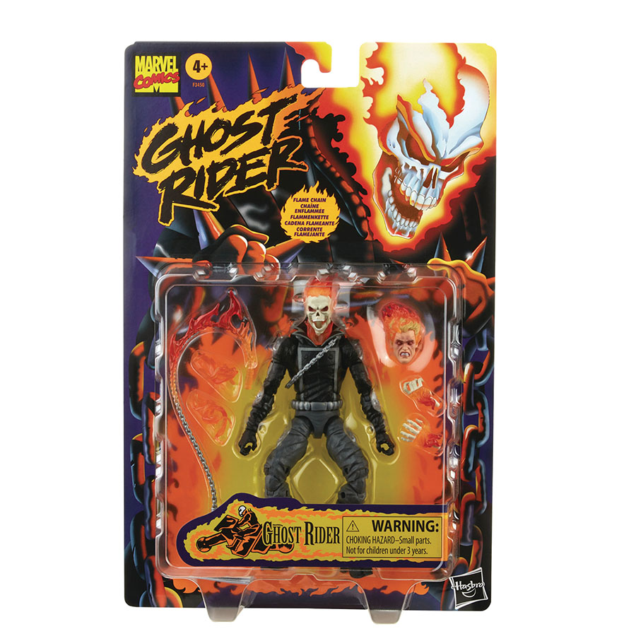 Marvel Legends Retro Ghost Rider 6-Inch Action Figure Case