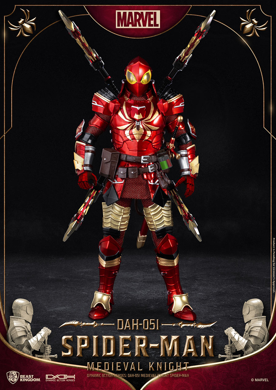 Medieval Knight Spider-Man DAH-051 Dynamic 8-ction Action Figure