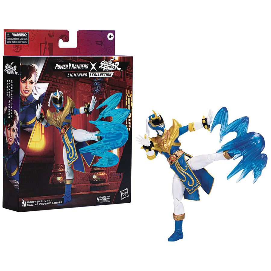 Mighty Morphin Power Rangers x Street Fighter Blazing Phoenix Ranger 6-Inch Action Figure