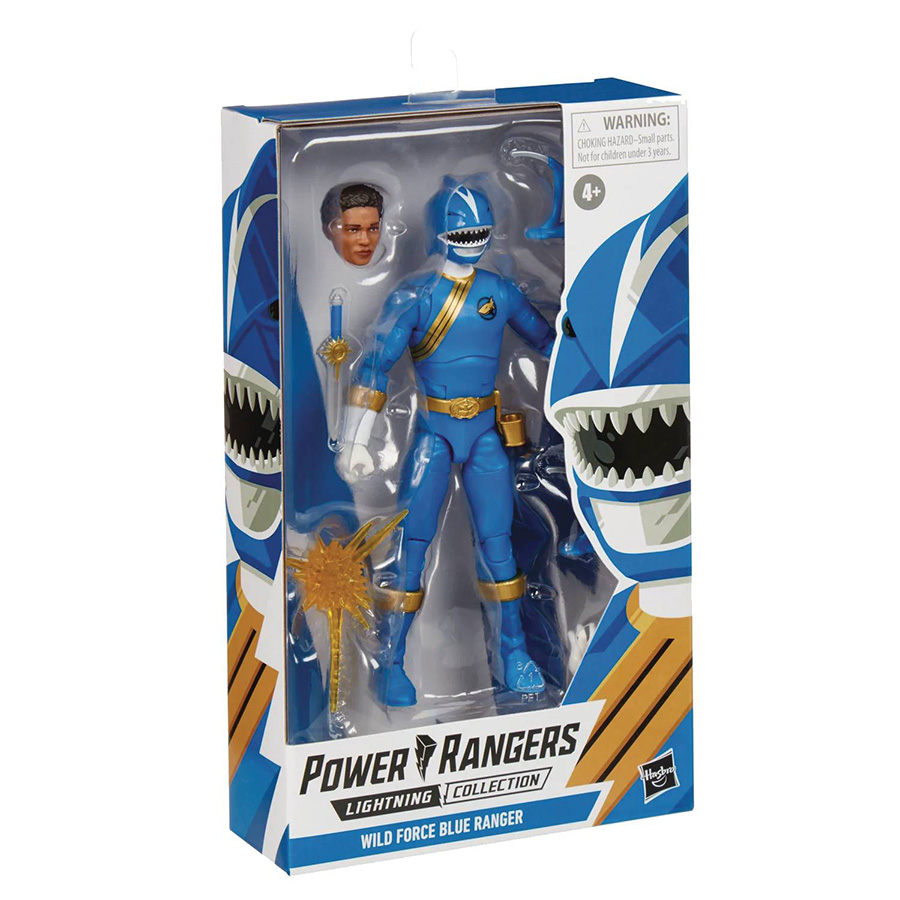 Power Rangers Lightning Collection Wild Force Blue Ranger 6-Inch Action Figure