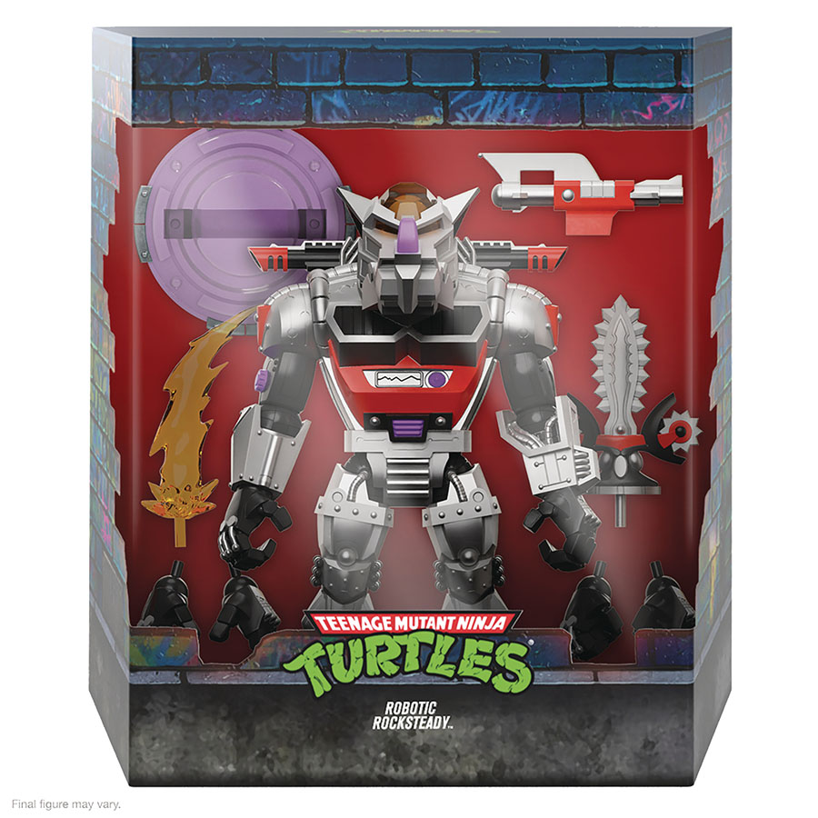 Teenage Mutant Ninja Turtles Ultimate Action Figure - Robot Rocksteady
