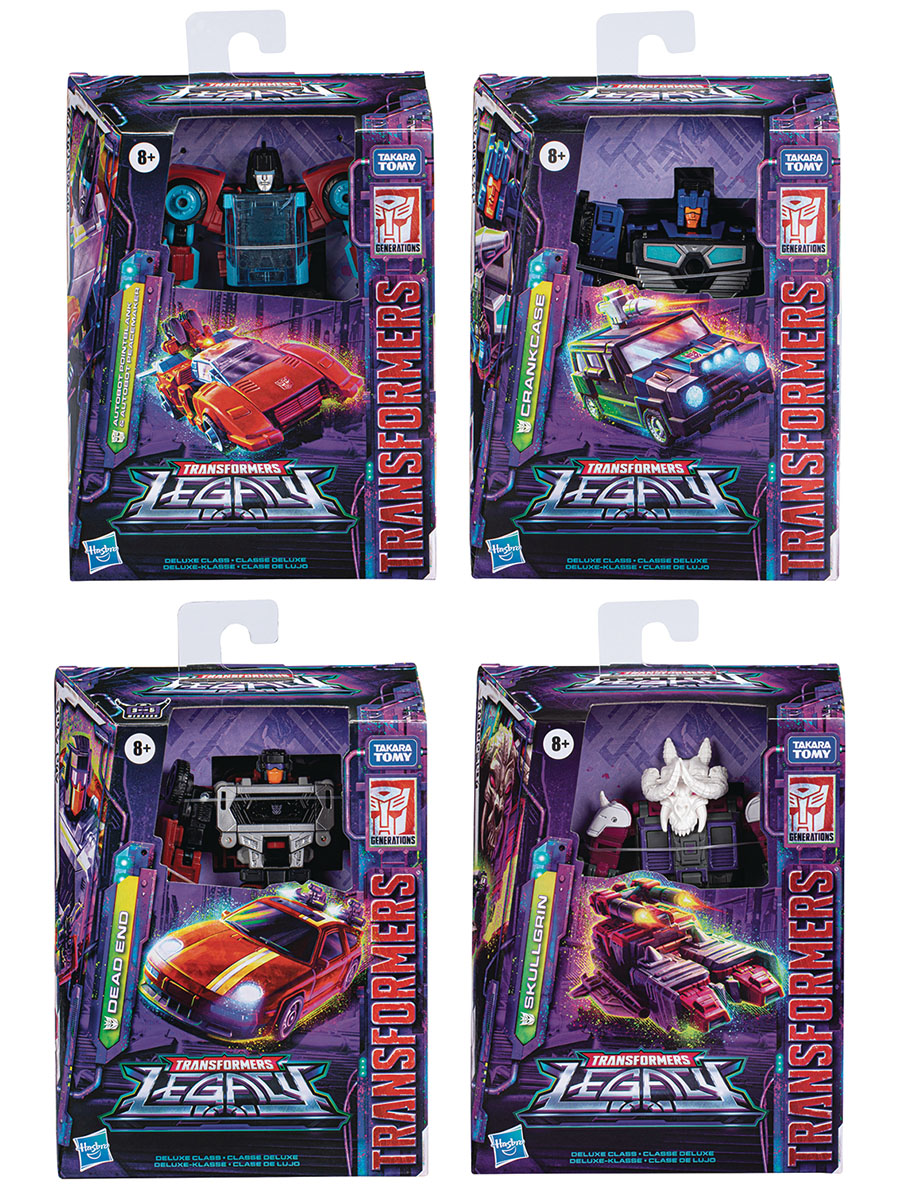 Transformers Generations Legacy Deluxe-Class Action Figure Assortment Case 202203