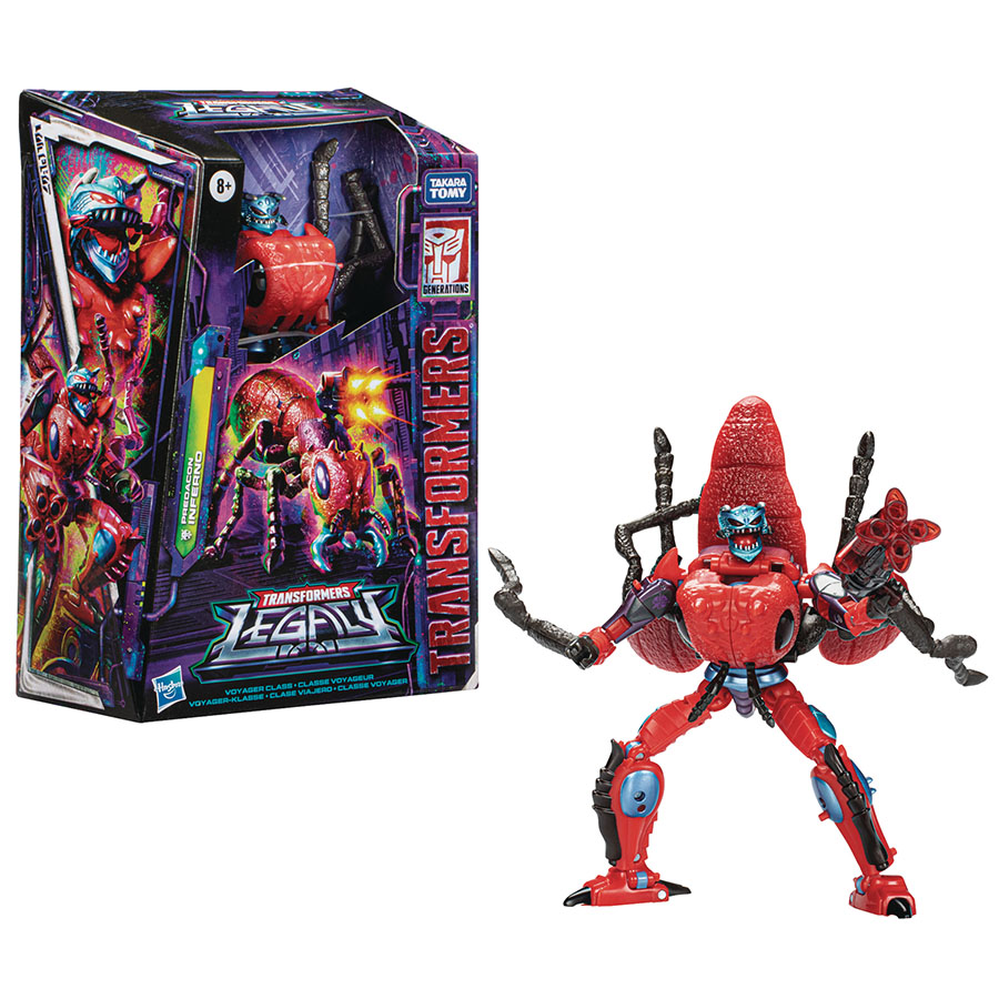 Transformers Generations Legacy Voyager Predacon Inferno Action Figure Case