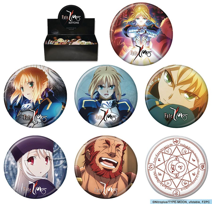 Fate/Zero Button 144-Count Assortment Case