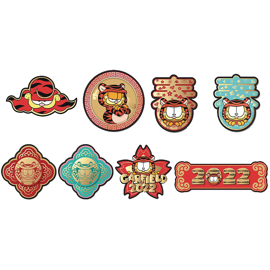 Garfield Year Of The Tiger Series Enamel Pin Blind Mystery Box