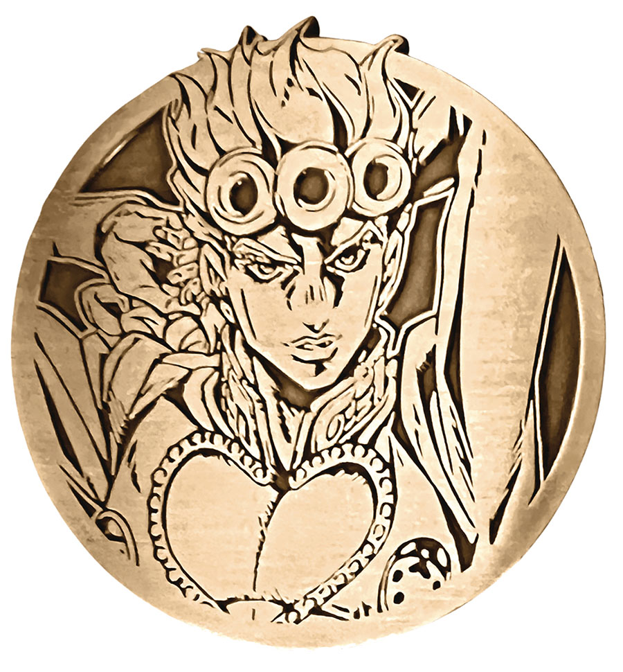 JoJos Bizarre Adventure 10th Anniversary Limited Edition Emblem Pin - Giorno Giovanna