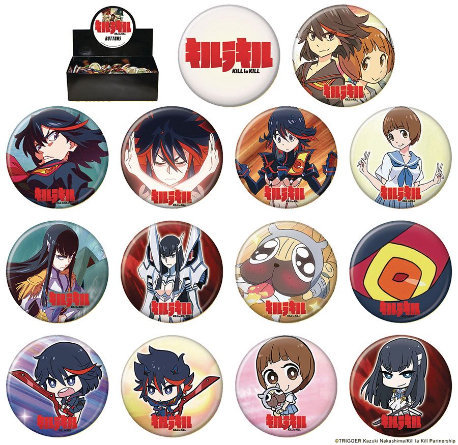 Kill La Kill Button 144-Count Assortment Case