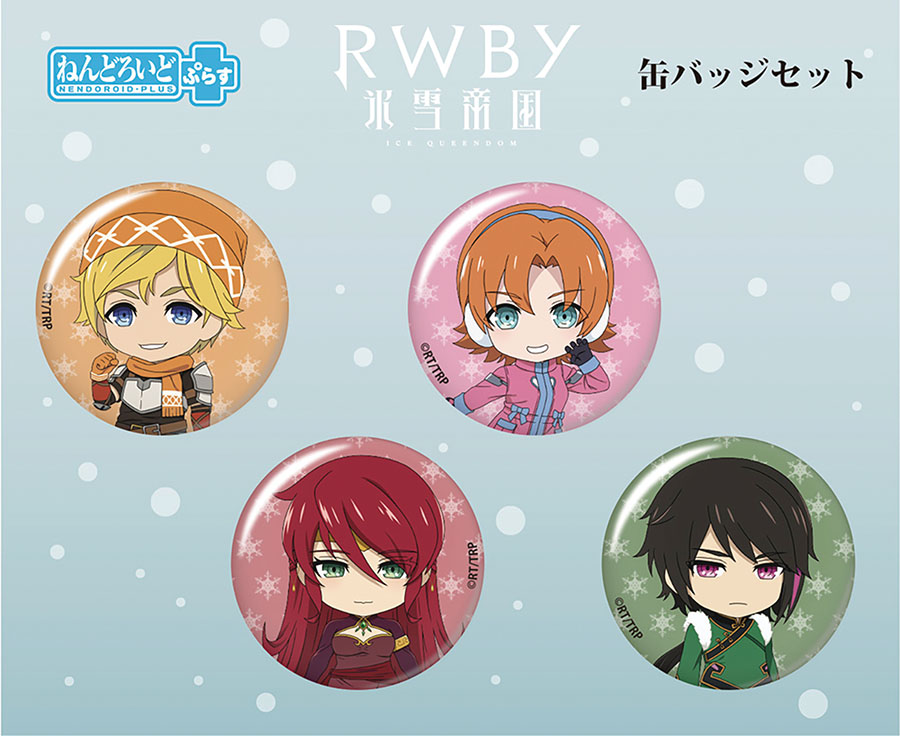 RWBY Ice Queendom Nendoroid Plus Pinback Button Set