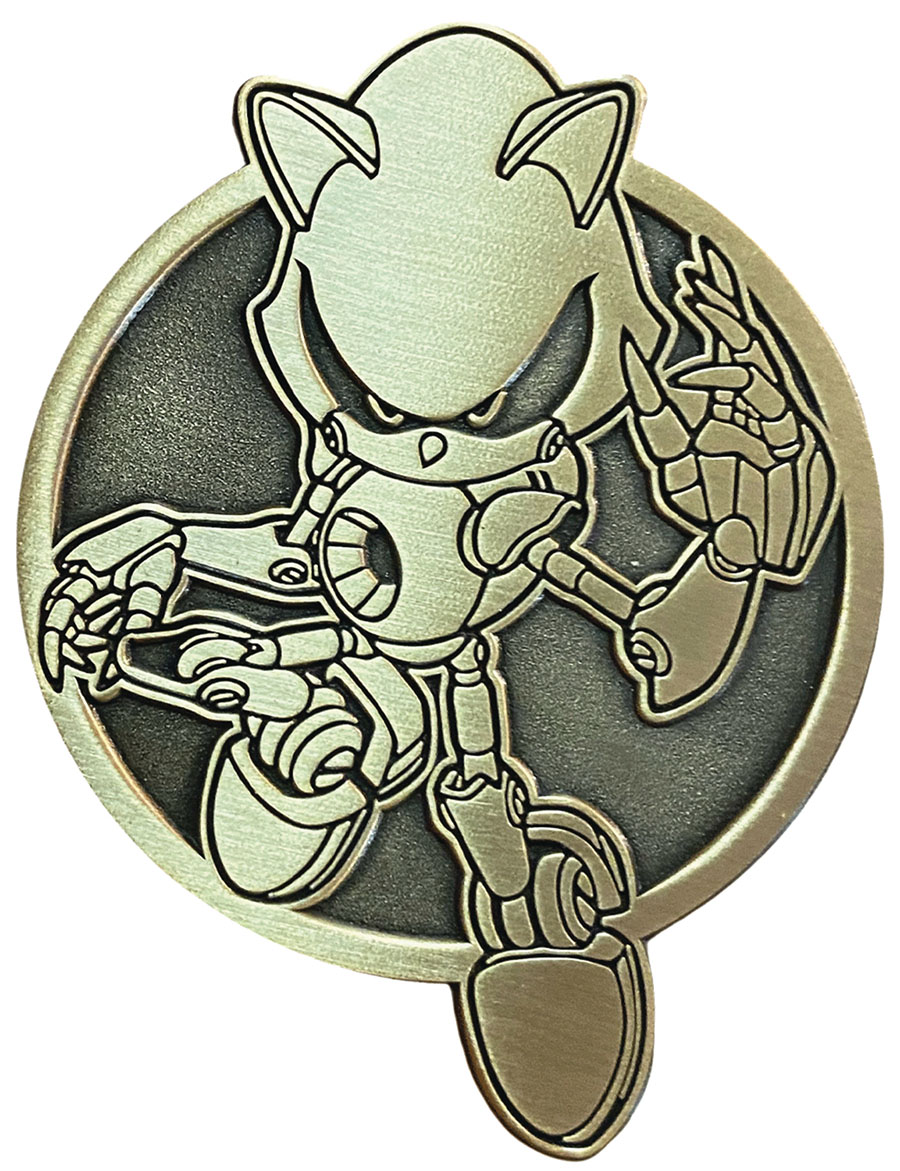 Sonic The Hedgehog Limited Edition Emblem Pin - Metal Sonic