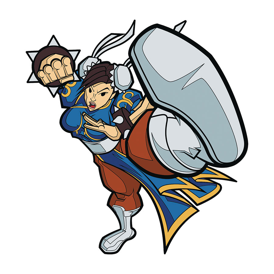 Street Fighter Action Pin - Chun-Li
