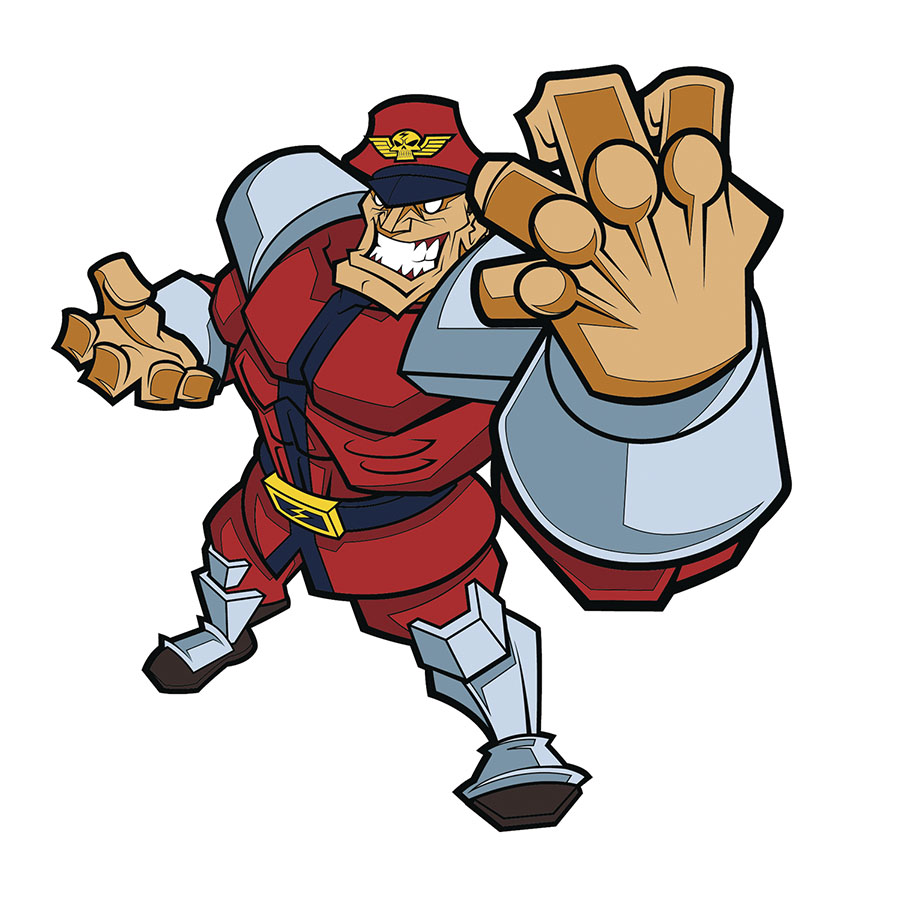 Street Fighter Action Pin - M Bison