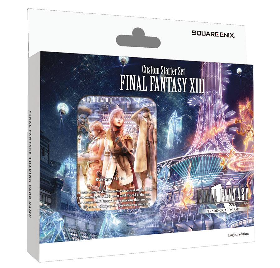 Final Fantasy TCG Final Fantasy XIII Custom Starter Set 6-Piece Display