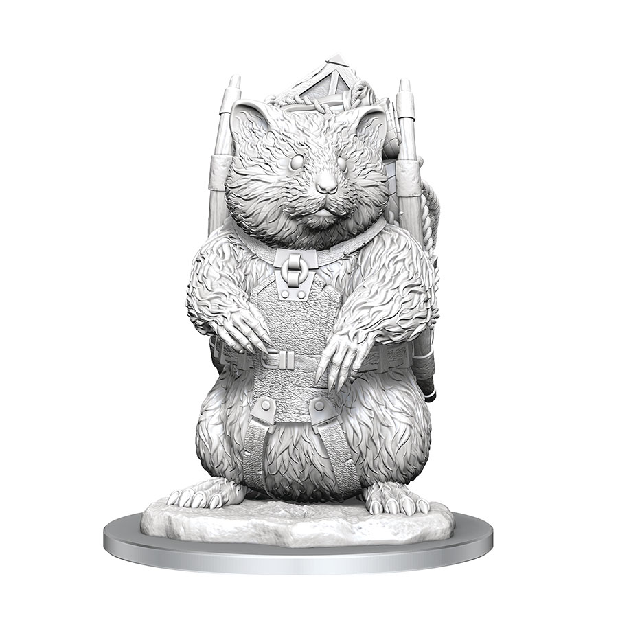 Dungeons & Dragons Nolzurs Marvelous Miniature Space Hamster Unpainted Mini Paint Kit