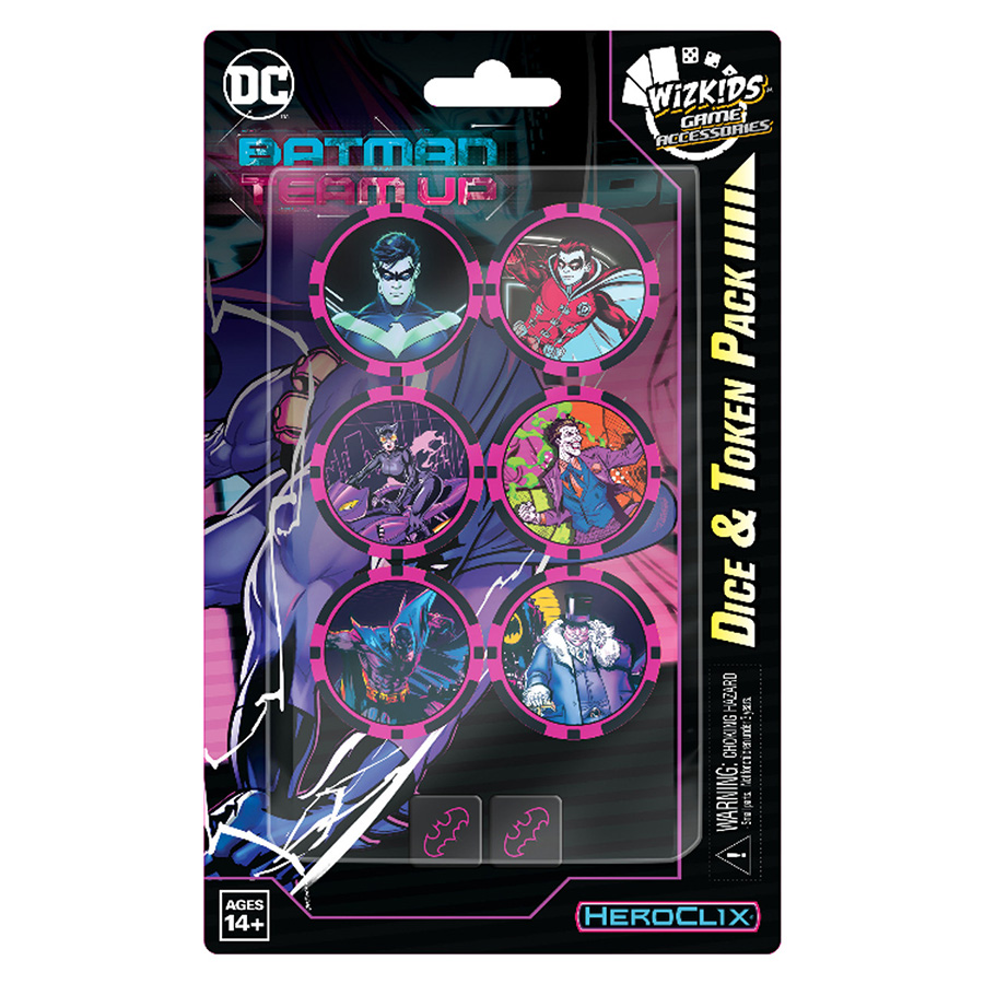 DC Comics HeroClix Batman Team-Up Dice & Token Pack