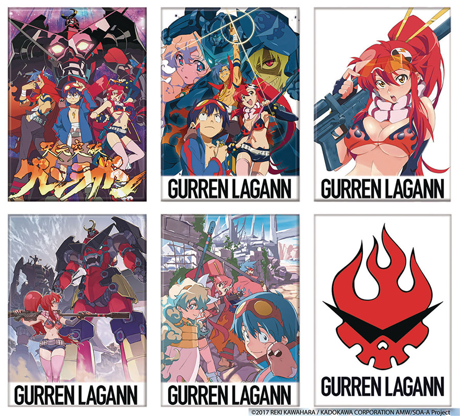 Gurren Lagann Magnet 24-Count Assortment Case