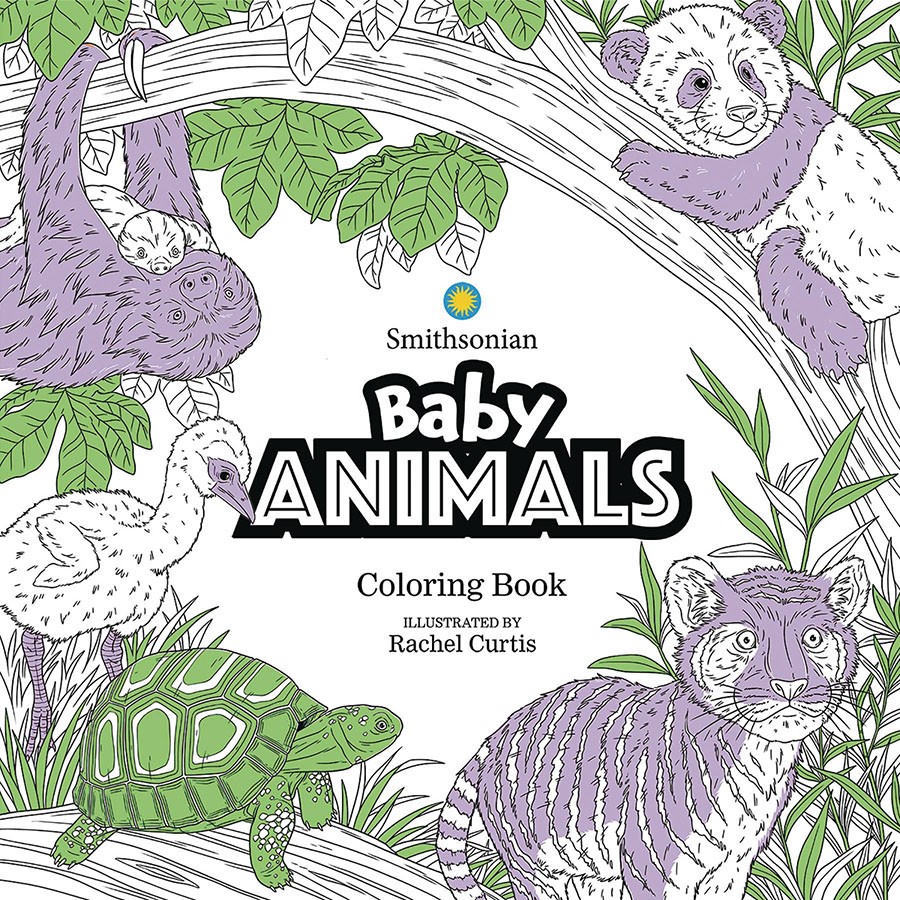 Baby Animals A Smithsonian Coloring Book TP
