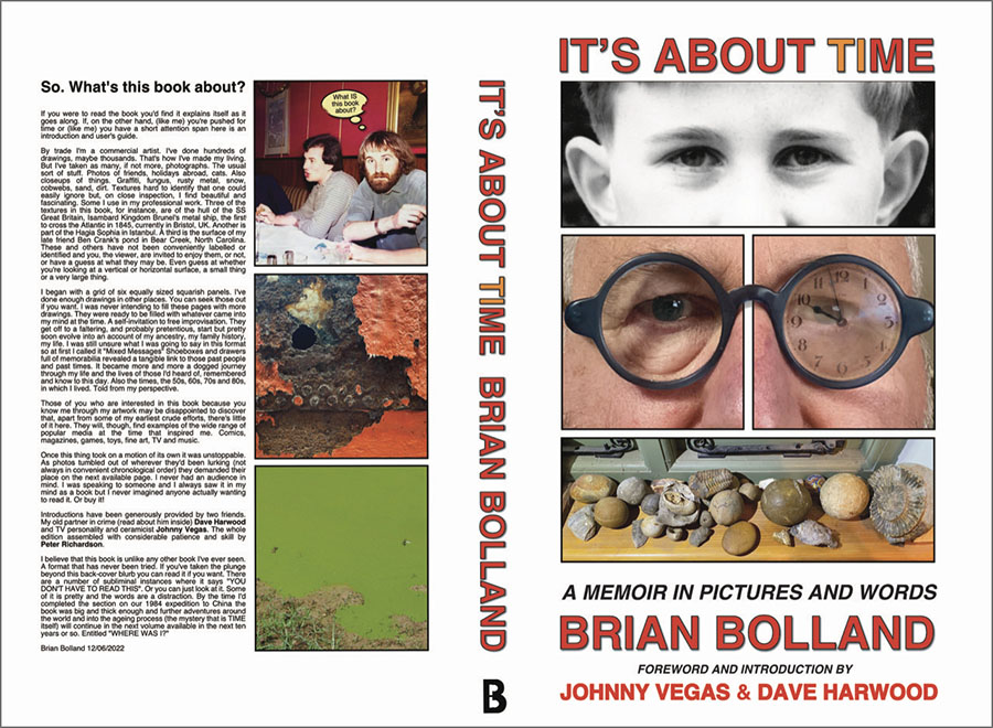 Its About Time A Memoir In Pictures And Words By Brian Bolland HC Signed & Numbered Edition