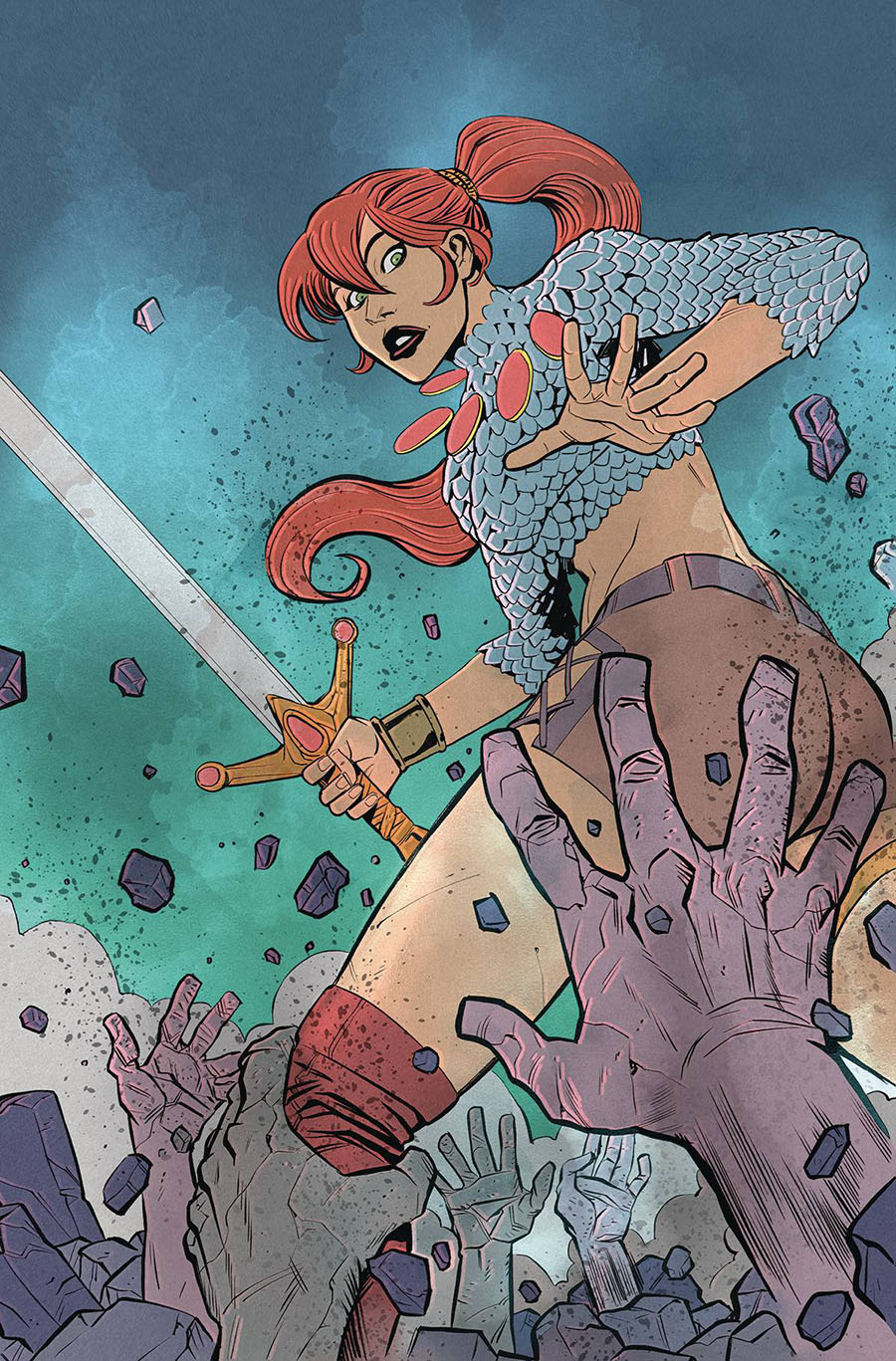 Immortal Red Sonja #10 Cover I Incentive Drew Moss Virgin Cover