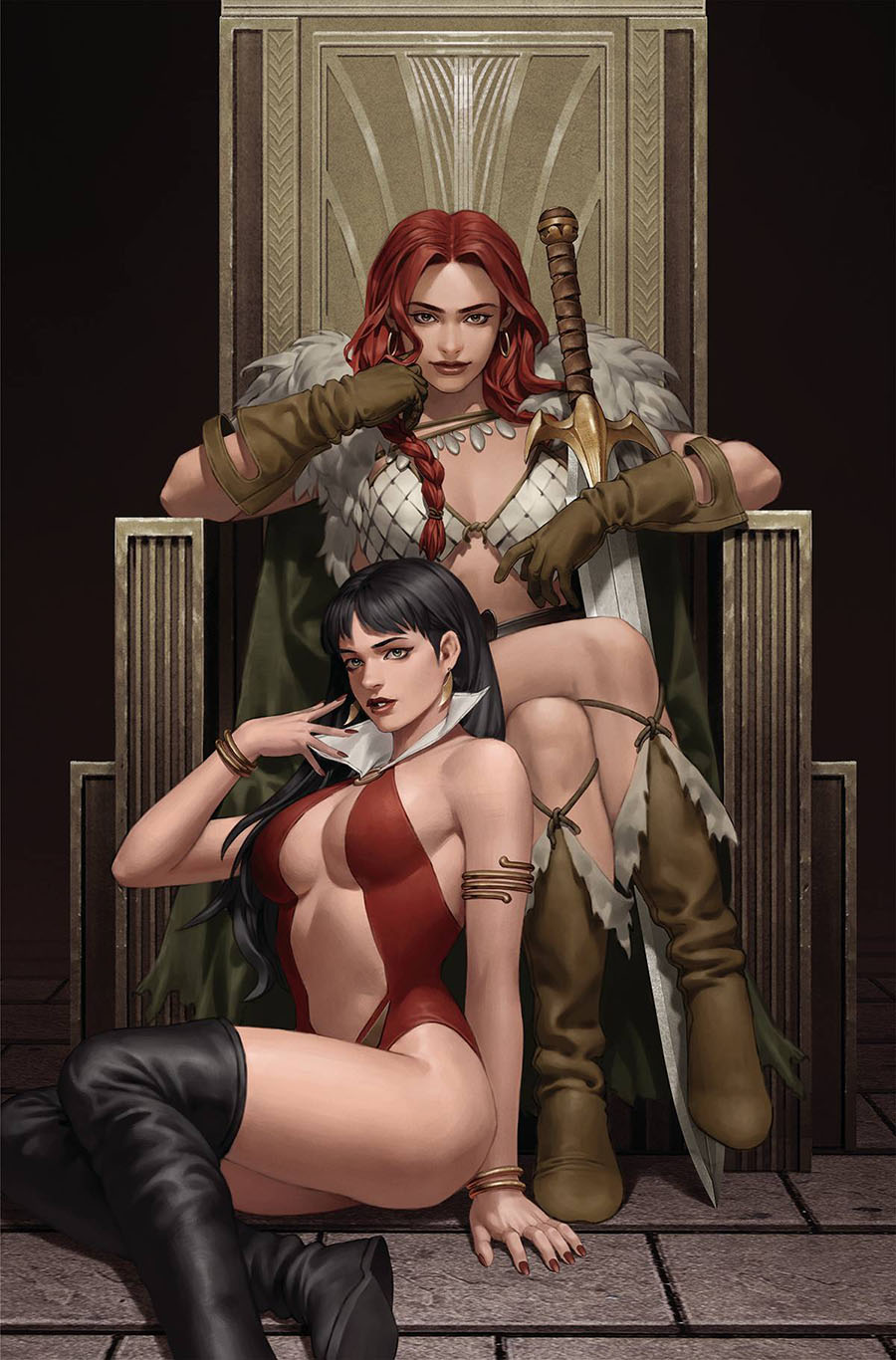 Vampirella vs Red Sonja #3 Cover I Incentive Junggeun Yoon Virgin Cover