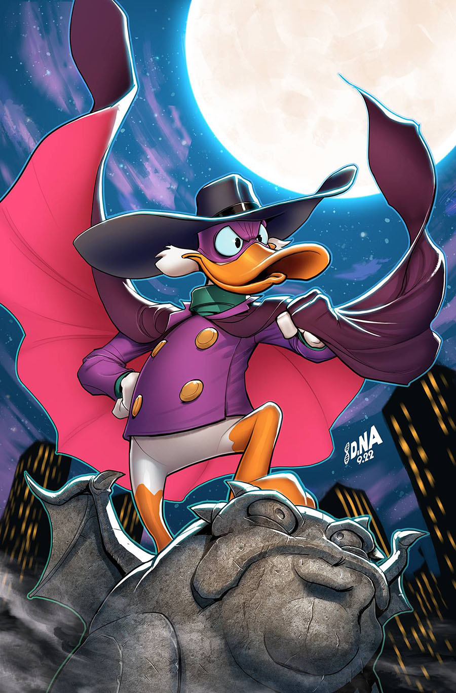 Darkwing Duck Vol 3 #1 Cover X Dynamite Metal Premium David Nakayama Cover