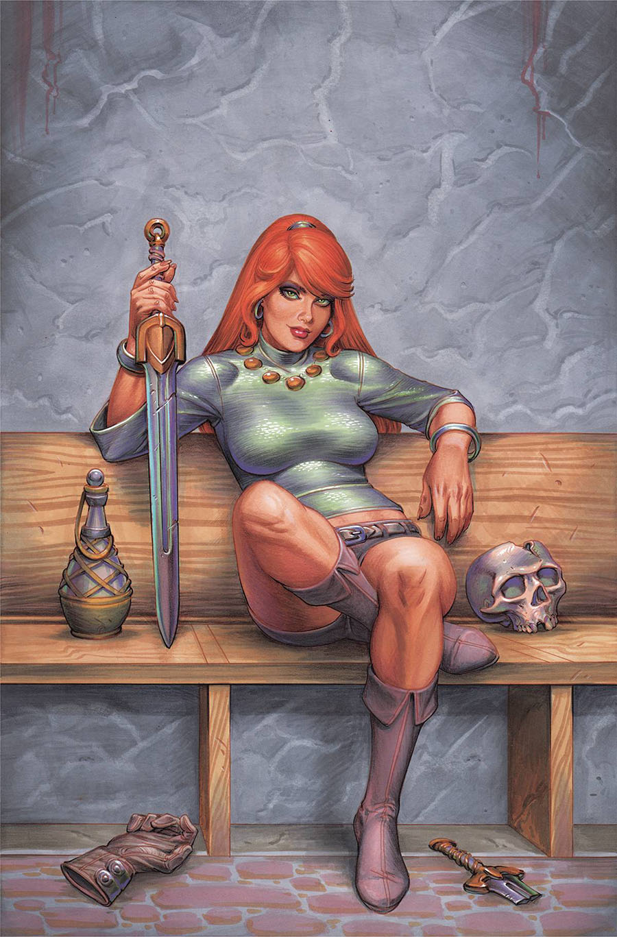 Immortal Red Sonja #10 Cover K Limited Edition Joseph Michael Linsner Virgin Cover