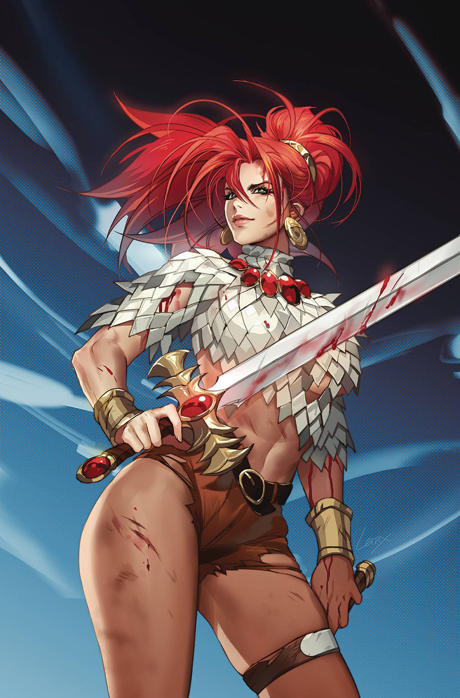 Immortal Red Sonja #10 Cover L Limited Edition Lesley Leirix Li Virgin Cover