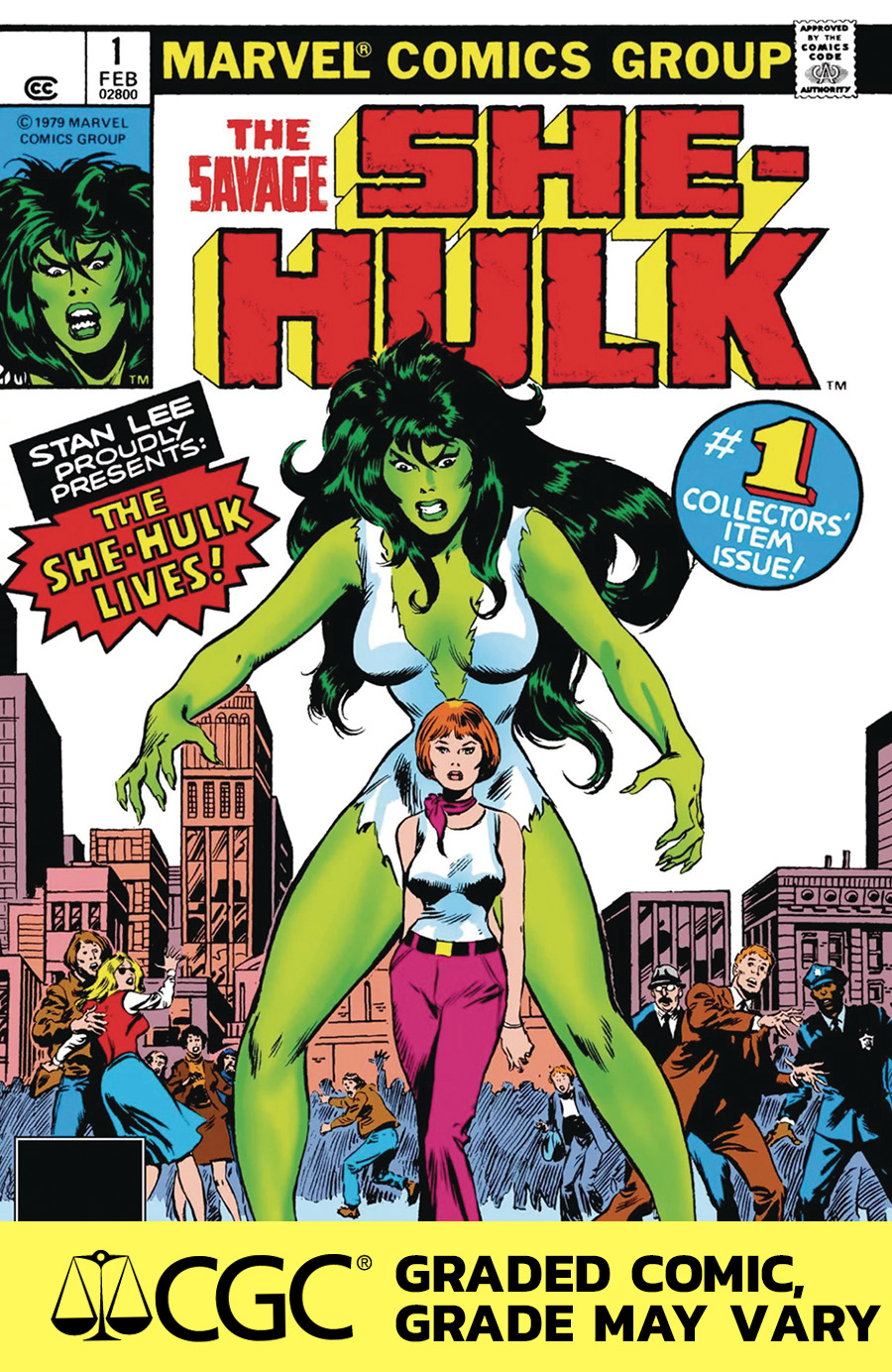 Savage She-Hulk #1 Cover C Facsimile Edition DF CGC Graded